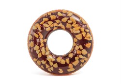 56262 Надувной круг "Пончик шоколад" 114см - фото 5247