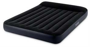64143 Надувной матрас с подголовником Pillow Rest Classic Bed Fiber-Tech, 152х203х25см